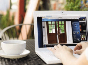 computer accessing video cameras