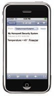 cell phone with event notification